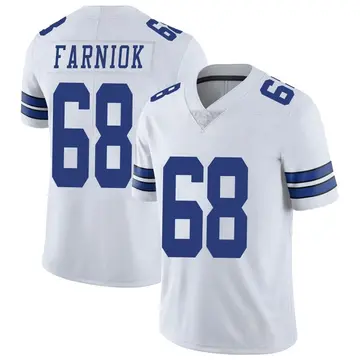 Nike Matt Farniok Men's Limited Dallas Cowboys White Vapor Untouchable Jersey
