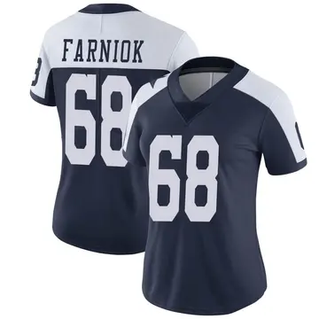 Nike Matt Farniok Women's Limited Dallas Cowboys Navy Alternate Vapor Untouchable Jersey