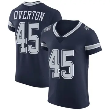 Nike Matt Overton Men's Elite Dallas Cowboys Navy Team Color Vapor Untouchable Jersey