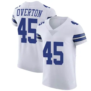 Nike Matt Overton Men's Elite Dallas Cowboys White Vapor Untouchable Jersey