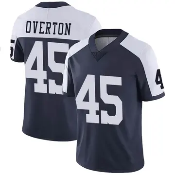 Nike Matt Overton Men's Limited Dallas Cowboys Navy Alternate Vapor Untouchable Jersey