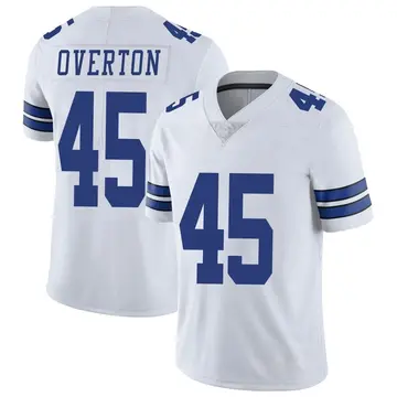 Nike Matt Overton Men's Limited Dallas Cowboys White Vapor Untouchable Jersey