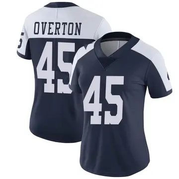 Nike Matt Overton Women's Limited Dallas Cowboys Navy Alternate Vapor Untouchable Jersey