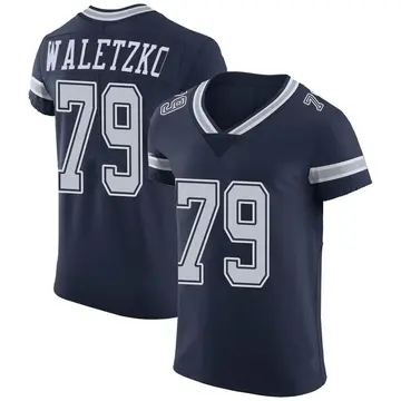 Nike Matt Waletzko Men's Elite Dallas Cowboys Navy Team Color Vapor Untouchable Jersey