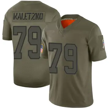Nike Matt Waletzko Men's Limited Dallas Cowboys Camo 2019 Salute to Service Jersey