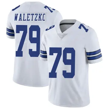 Nike Matt Waletzko Men's Limited Dallas Cowboys White Vapor Untouchable Jersey