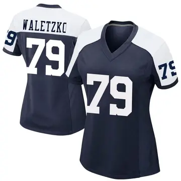 Nike Matt Waletzko Women's Game Dallas Cowboys Navy Alternate Jersey