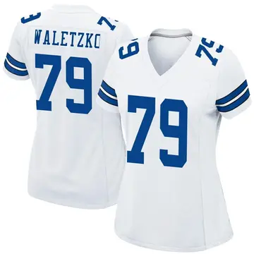 Nike Matt Waletzko Women's Game Dallas Cowboys White Jersey
