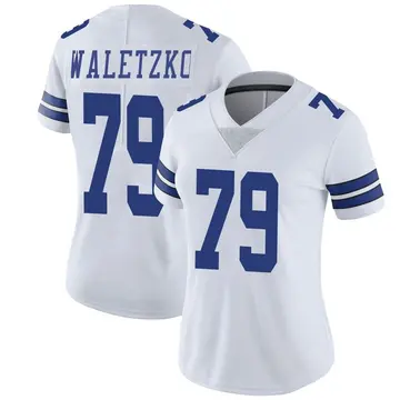 Nike Matt Waletzko Women's Limited Dallas Cowboys White Vapor Untouchable Jersey