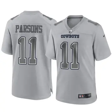 Nike Micah Parsons Men's Game Dallas Cowboys Gray Atmosphere Fashion Jersey