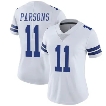 Nike Micah Parsons Women's Limited Dallas Cowboys White Vapor Untouchable Jersey