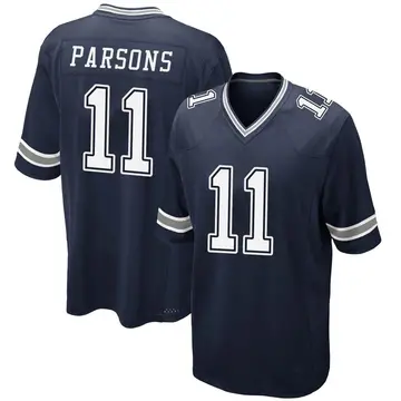 Nike Micah Parsons Youth Game Dallas Cowboys Navy Team Color Jersey