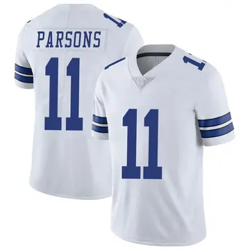 Nike Micah Parsons Youth Limited Dallas Cowboys White Vapor Untouchable Jersey