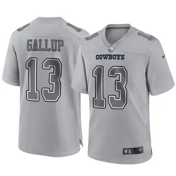 Nike Michael Gallup Youth Game Dallas Cowboys Gray Atmosphere Fashion Jersey