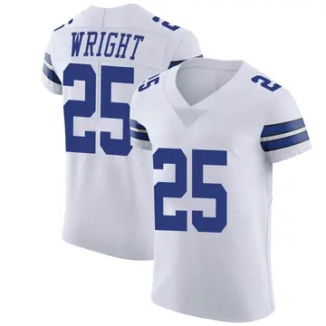 Nike Nahshon Wright Men's Elite Dallas Cowboys White Vapor Untouchable Jersey