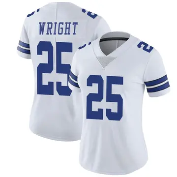 Nike Nahshon Wright Women's Limited Dallas Cowboys White Vapor Untouchable Jersey