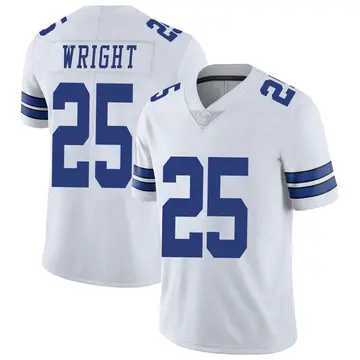 Nike Nahshon Wright Youth Limited Dallas Cowboys White Vapor Untouchable Jersey