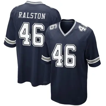 Nike Nick Ralston Men's Game Dallas Cowboys Navy Team Color Jersey