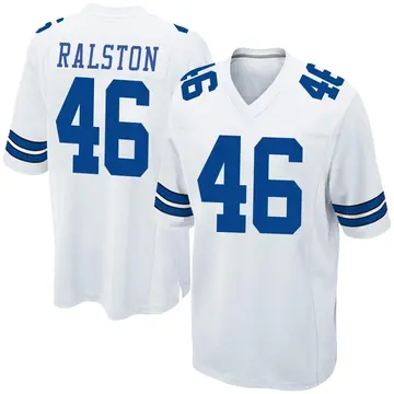 Nike Nick Ralston Men's Game Dallas Cowboys White Jersey