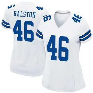 Nike Nick Ralston Women's Game Dallas Cowboys White Jersey