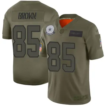 Nike Noah Brown Men's Limited Dallas Cowboys Camo 2019 Salute to Service Jersey
