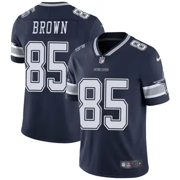 Nike Noah Brown Men's Limited Dallas Cowboys Navy Team Color Vapor Untouchable Jersey