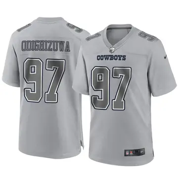 Nike Osa Odighizuwa Men's Game Dallas Cowboys Gray Atmosphere Fashion Jersey