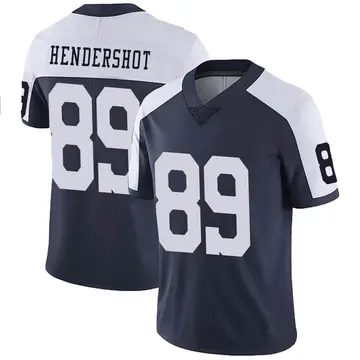 Nike Peyton Hendershot Men's Limited Dallas Cowboys Navy Alternate Vapor Untouchable Jersey