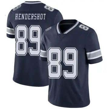Nike Peyton Hendershot Men's Limited Dallas Cowboys Navy Team Color Vapor Untouchable Jersey