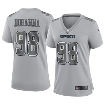 Nike Quinton Bohanna Women's Game Dallas Cowboys Gray Atmosphere Fashion Jersey