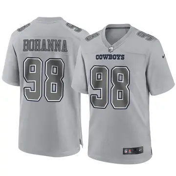 Nike Quinton Bohanna Youth Game Dallas Cowboys Gray Atmosphere Fashion Jersey