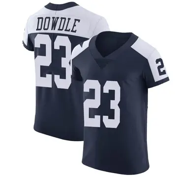 Nike Rico Dowdle Men's Elite Dallas Cowboys Navy Alternate Vapor Untouchable Jersey