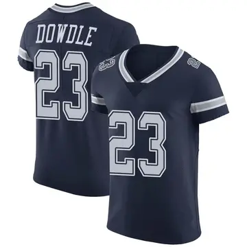 Nike Rico Dowdle Men's Elite Dallas Cowboys Navy Team Color Vapor Untouchable Jersey