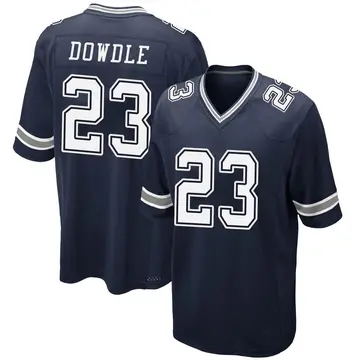 Nike Rico Dowdle Men's Game Dallas Cowboys Navy Team Color Jersey