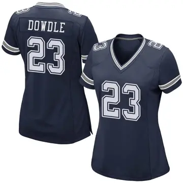 Nike Rico Dowdle Women's Game Dallas Cowboys Navy Team Color Jersey