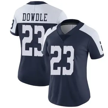 Nike Rico Dowdle Women's Limited Dallas Cowboys Navy Alternate Vapor Untouchable Jersey
