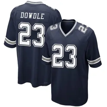 Nike Rico Dowdle Youth Game Dallas Cowboys Navy Team Color Jersey