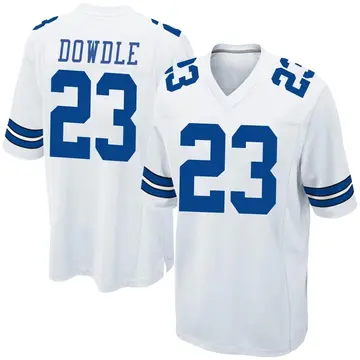 Nike Rico Dowdle Youth Game Dallas Cowboys White Jersey