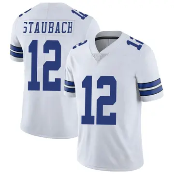 Nike Roger Staubach Youth Limited Dallas Cowboys White Vapor Untouchable Jersey