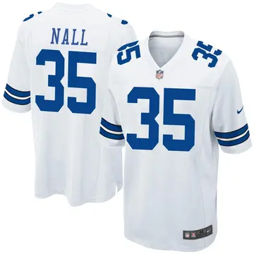 Nike Ryan Nall Men's Game Dallas Cowboys White Jersey