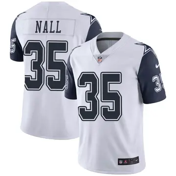 Nike Ryan Nall Youth Limited Dallas Cowboys White Color Rush Vapor Untouchable Jersey