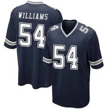 Nike Sam Williams Men's Game Dallas Cowboys Navy Team Color Jersey