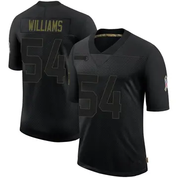 Nike Sam Williams Men's Limited Dallas Cowboys Black 2020 Salute To Service Jersey