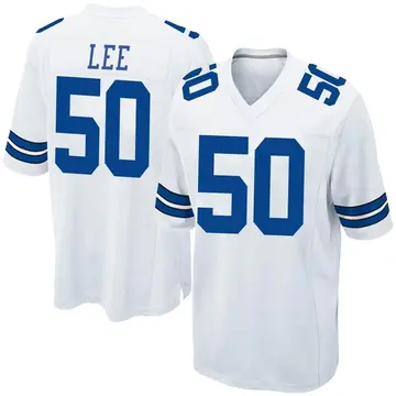 Nike Sean Lee Men's Game Dallas Cowboys White Jersey