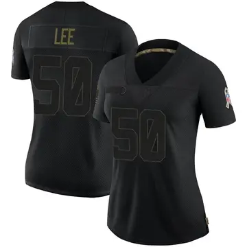 Nike Sean Lee Women's Limited Dallas Cowboys Black 2020 Salute To Service Jersey