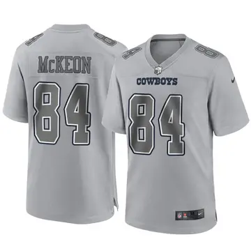 Nike Sean McKeon Men's Game Dallas Cowboys Gray Atmosphere Fashion Jersey