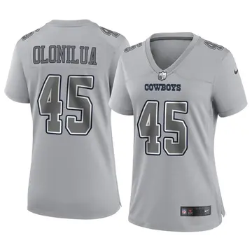 Nike Sewo Olonilua Women's Game Dallas Cowboys Gray Atmosphere Fashion Jersey