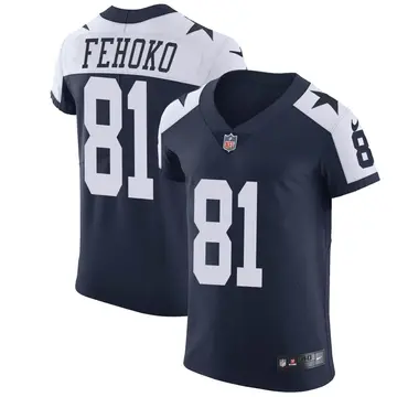 Nike Simi Fehoko Men's Elite Dallas Cowboys Navy Alternate Vapor Untouchable Jersey