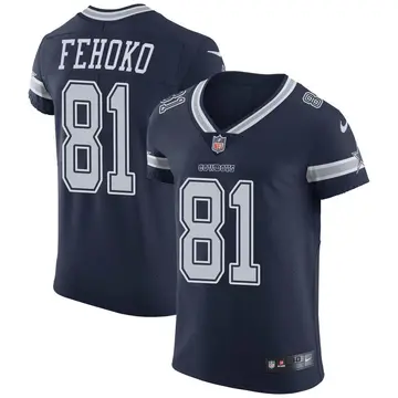 Nike Simi Fehoko Men's Elite Dallas Cowboys Navy Team Color Vapor Untouchable Jersey