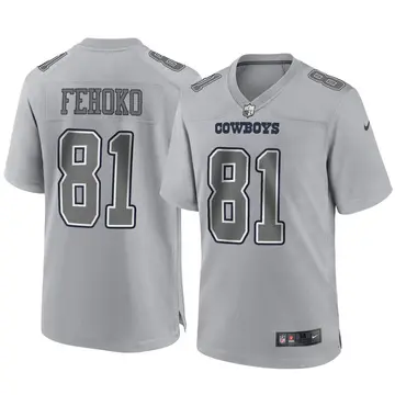 Nike Simi Fehoko Men's Game Dallas Cowboys Gray Atmosphere Fashion Jersey